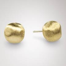 Italian designer 18k gold earrings